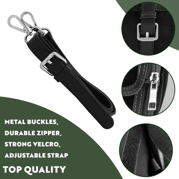 Highland Craft Travel Bartending Kit Bar Set with Black Canvas Roll Up Bag - Picture 2 of 8